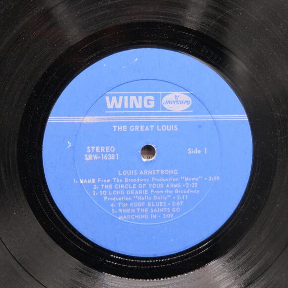 Mercury Louis Armstrong The Great Louis LP Record Vinyl SRW 16381 1968 Vintage - Picture 9 of 12